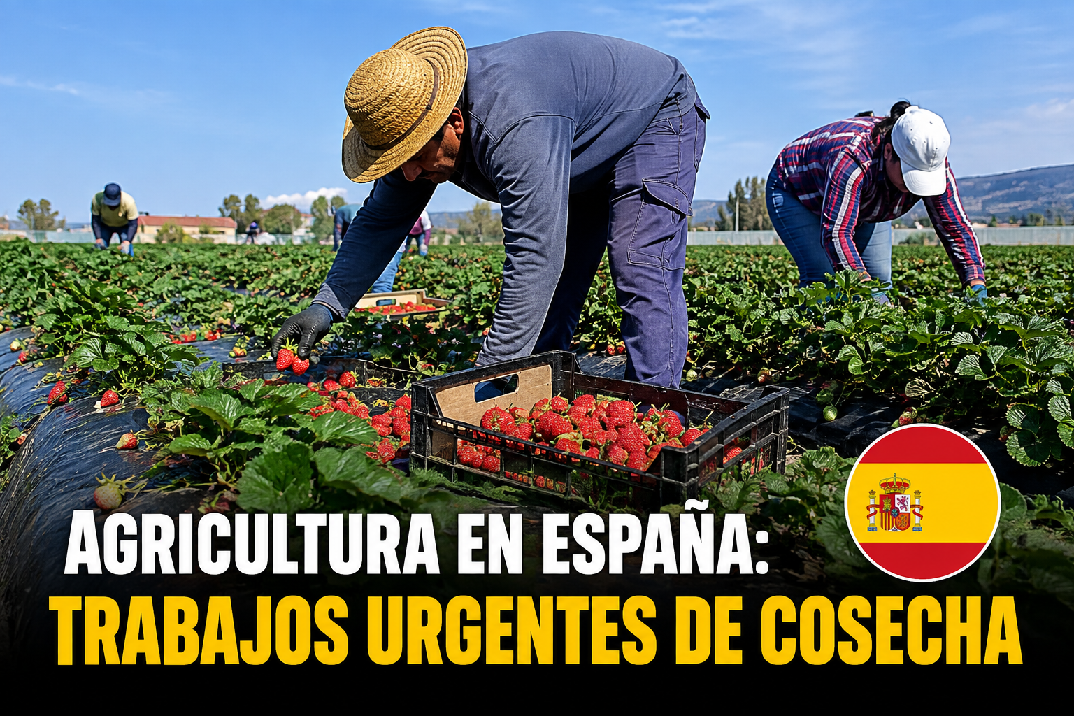 Agricultura en España: Trabajos Urgentes de Cosecha