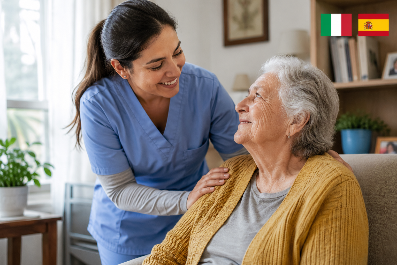 Empleos Cuidando Ancianos Italia y España